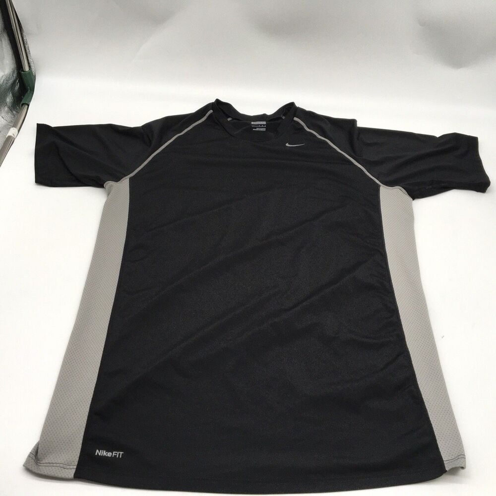 Nike Pro Dry Fit Nike Fit Active Wear Athletic T Shirt Mens Large Black